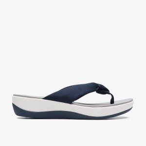 Clarks Arla Glison Blue Fabric Blue | TG0186259