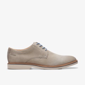 Clarks Atticus LT Lace Grey Nubuck Grey | QW8724156