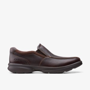 Clarks Bradley Step Dark Brown Tumbled Dark Brown | BJ0468951