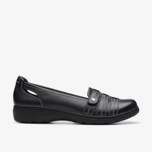 Clarks Carleigh Eliza Black Leather Black | LP6219745