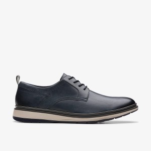 Clarks Chantry Lo Navy Leather Navy | ZW7502948