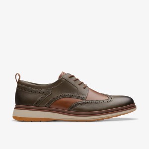 Clarks Chantry Wing Dark Olive Combination Dark Olive | KM5967813