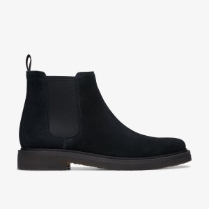 Clarks Clarkdale Easy Black Suede Black | GX5704961