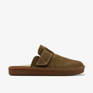 Clarks Litton Mule Oakwood Suede Oakwood | SP9738046