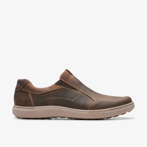 Clarks Mapstone Step Beeswax Leather Beeswax | FV3698751