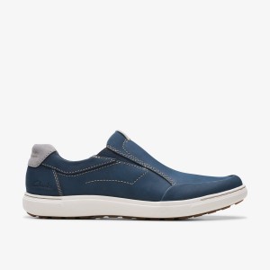 Clarks Mapstone Step Navy Nubuck Navy | DF3062895