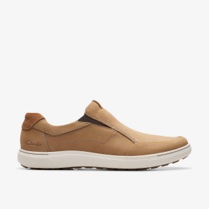 Clarks Mapstone Step Sand Nubuck Brown | LK2183657