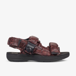 Clarks Martine Rose Mens Sandal 1 Brown Snake Brown Snake | QO6294815