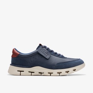 Clarks Nature X One Navy Leather Navy | BZ5790462