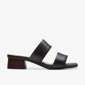 Clarks Serina 35 Mule Black Leather Black | SB1685704