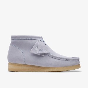 Clarks Wallabee Boot Cloud Grey Suede Grey | DS0143897