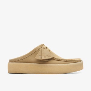 Clarks Wallabee Cup Lo Maple Suede Maple | TM0379218