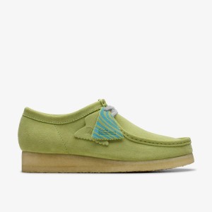 Clarks Wallabee Pale Lime Suede undefined | JD1395240