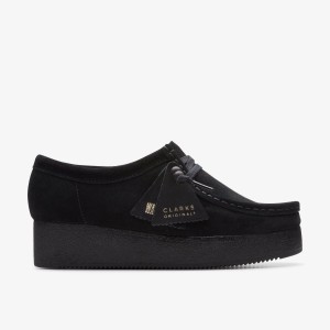 Clarks Wallacraft Bee Black Suede Black | OX2068139