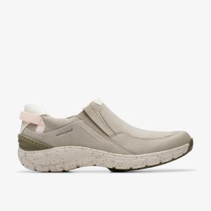 Clarks Wave Plateau Stone Nubuck Grey | GP4167908