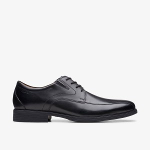 Clarks Whiddon Pace Black Leather Black | TF1204853