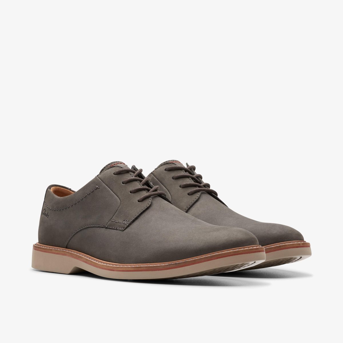 Clarks Atticus LT Lace Dark Grey Nubuck Dark Grey | PO5739248