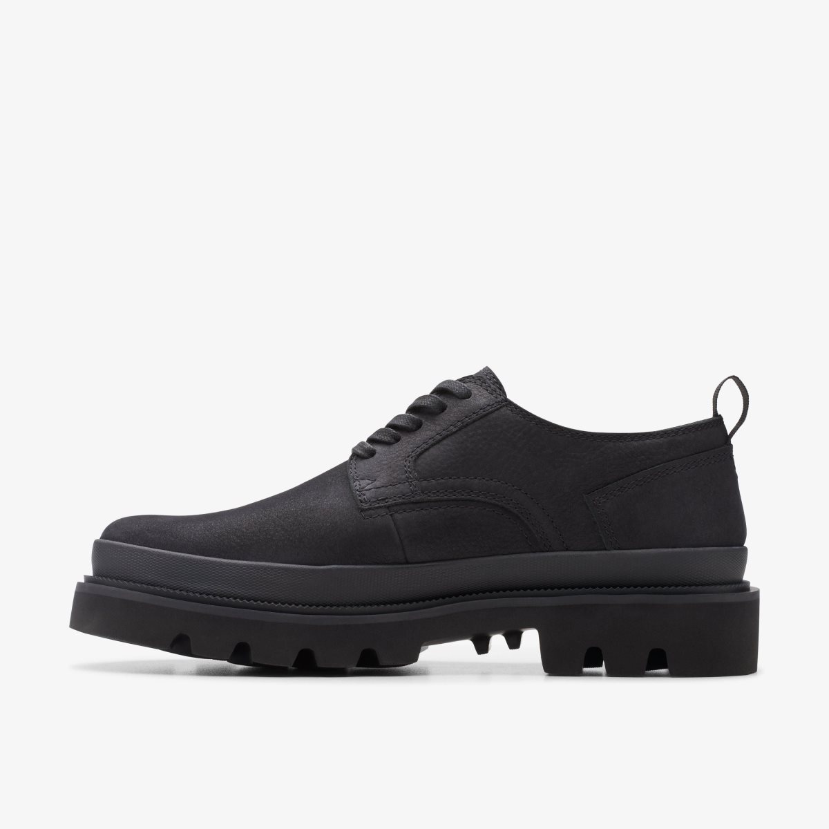 Clarks Badell Lace Black Nubuck Black | SR9271380