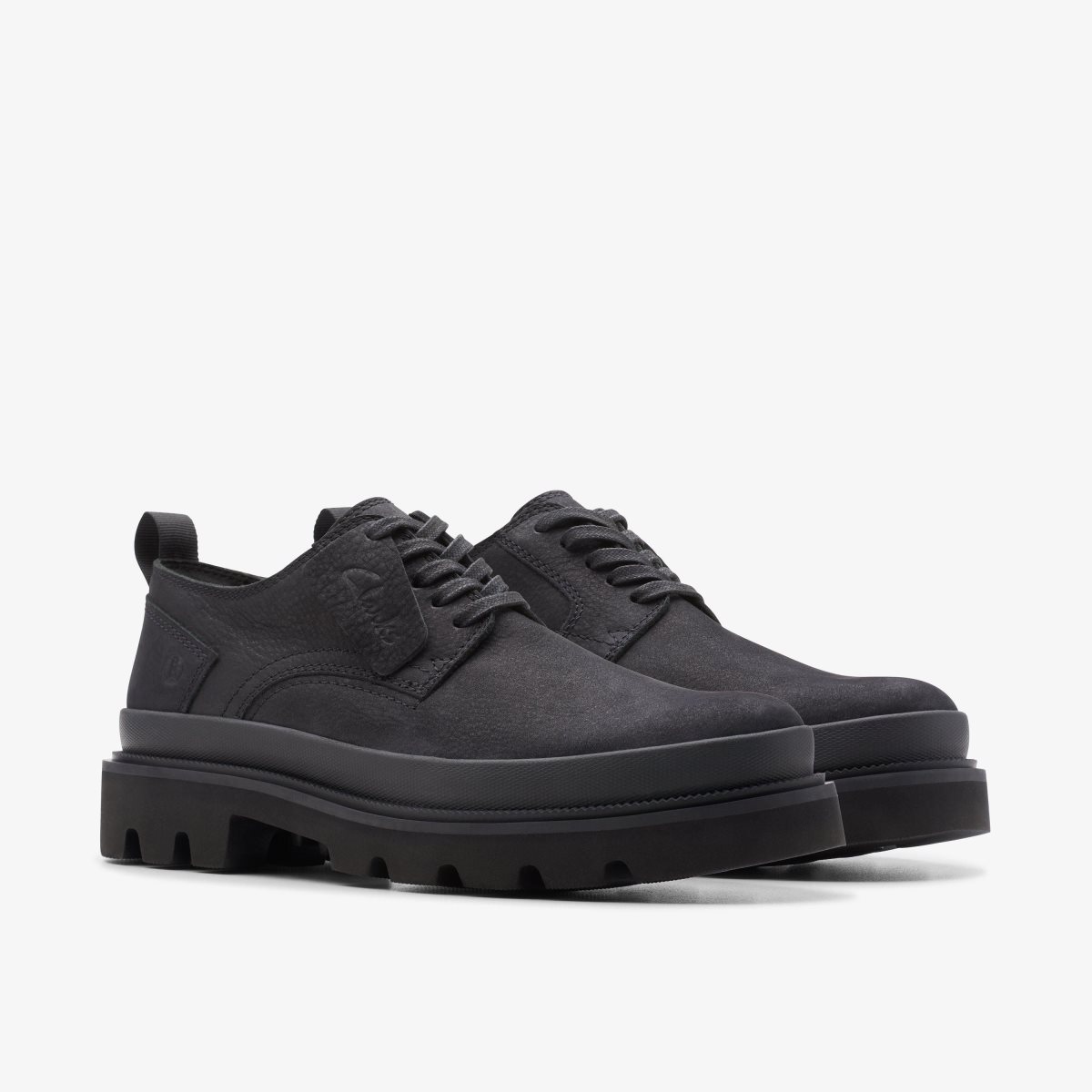 Clarks Badell Lace Black Nubuck Black | SR9271380