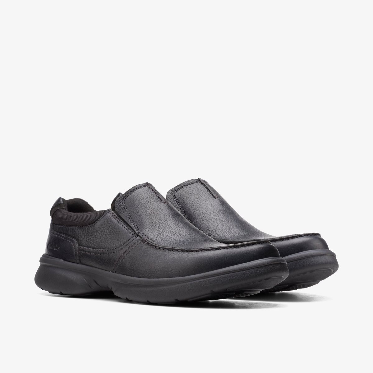 Clarks Bradley Free Black Tumbled Leather Black | WE1437085