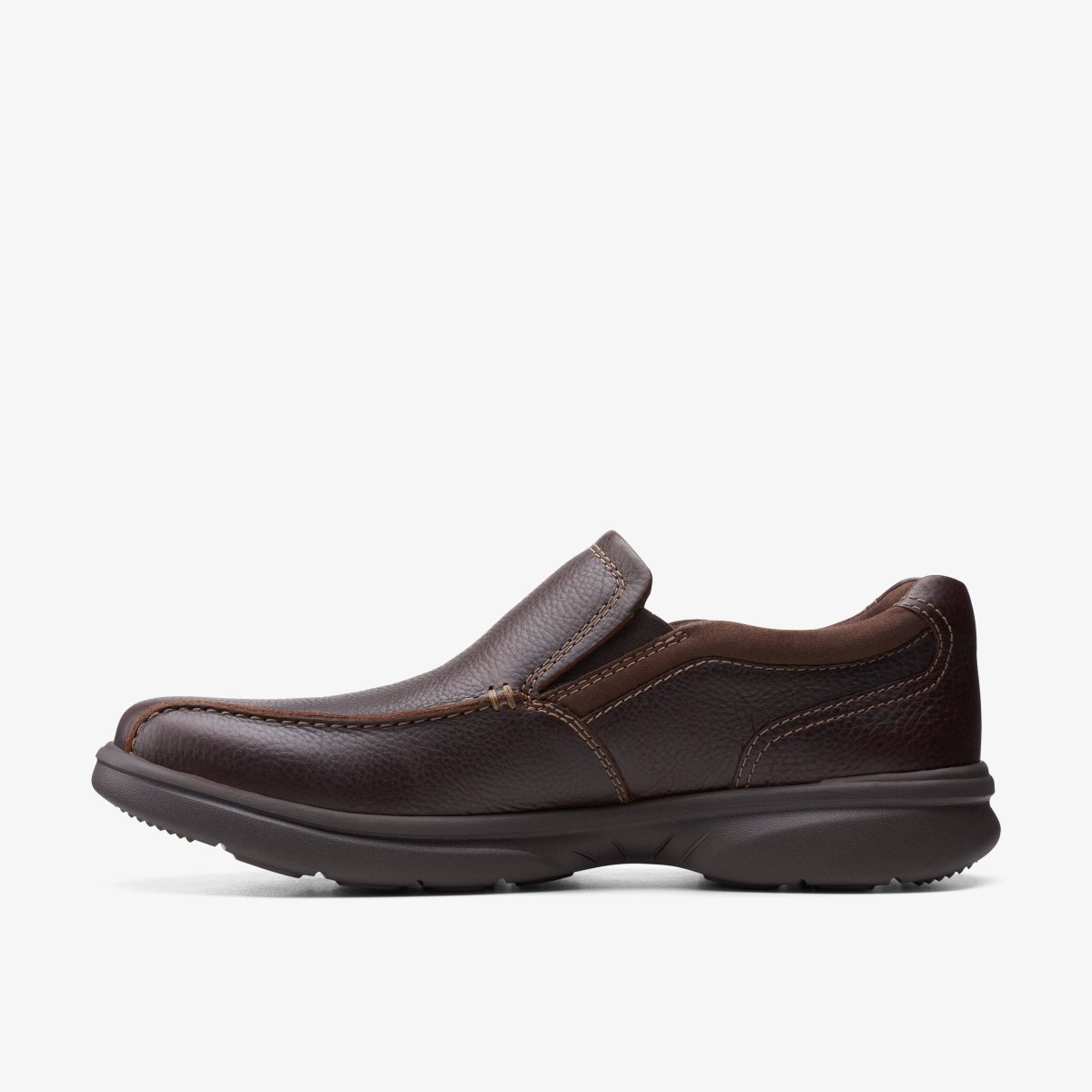 Clarks Bradley Step Dark Brown Tumbled Dark Brown | BJ0468951