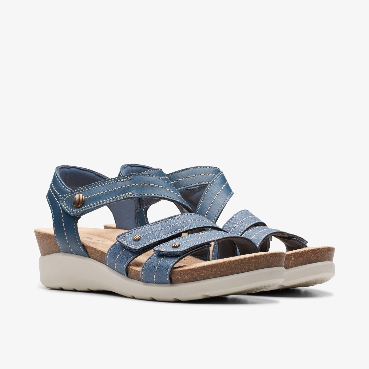 Clarks Calenne Clara Blue Combination Blue | RJ7805296