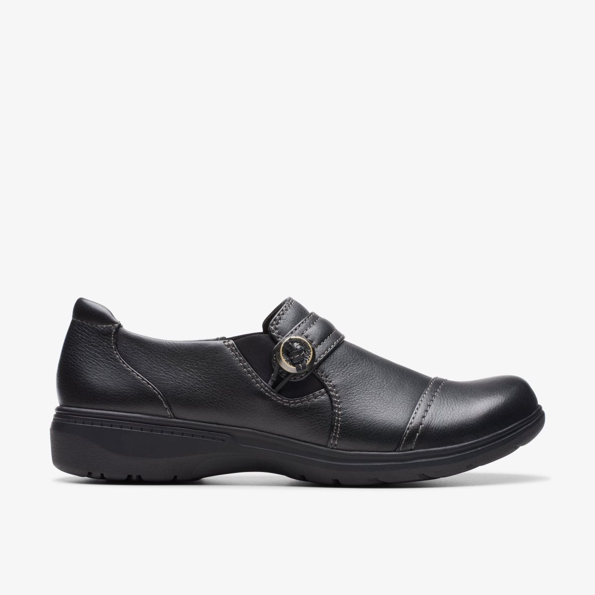 Clarks Carleigh Pearl Black Leather Black | RN2609153