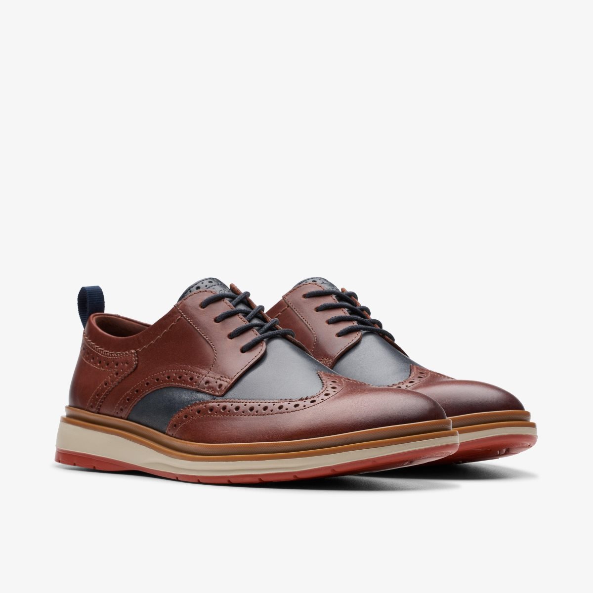 Clarks Chantry Wing British Tan Combination Brown | UC3804965