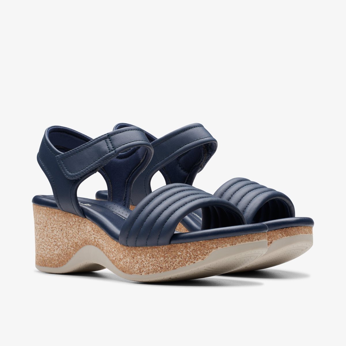 Clarks Chelseah Gem Navy Leather Navy | EL8157209