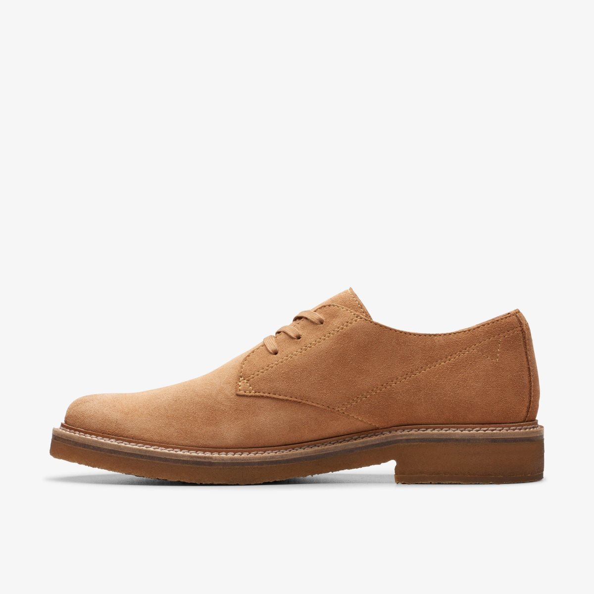 Clarks Clarkdale Derby Light Tan Suede Light Brown | UK9340578