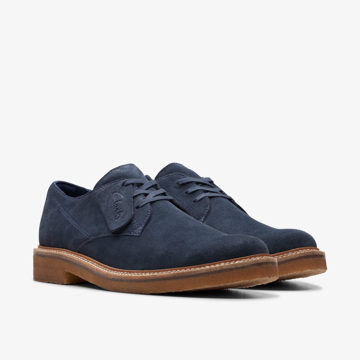 Clarks Clarkdale Derby Navy Suede Navy | DE5274836