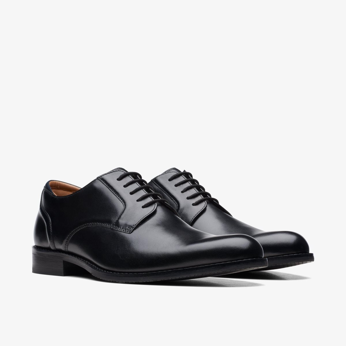 Clarks Craft Arlo Lace Black Leather Black | KC9715082