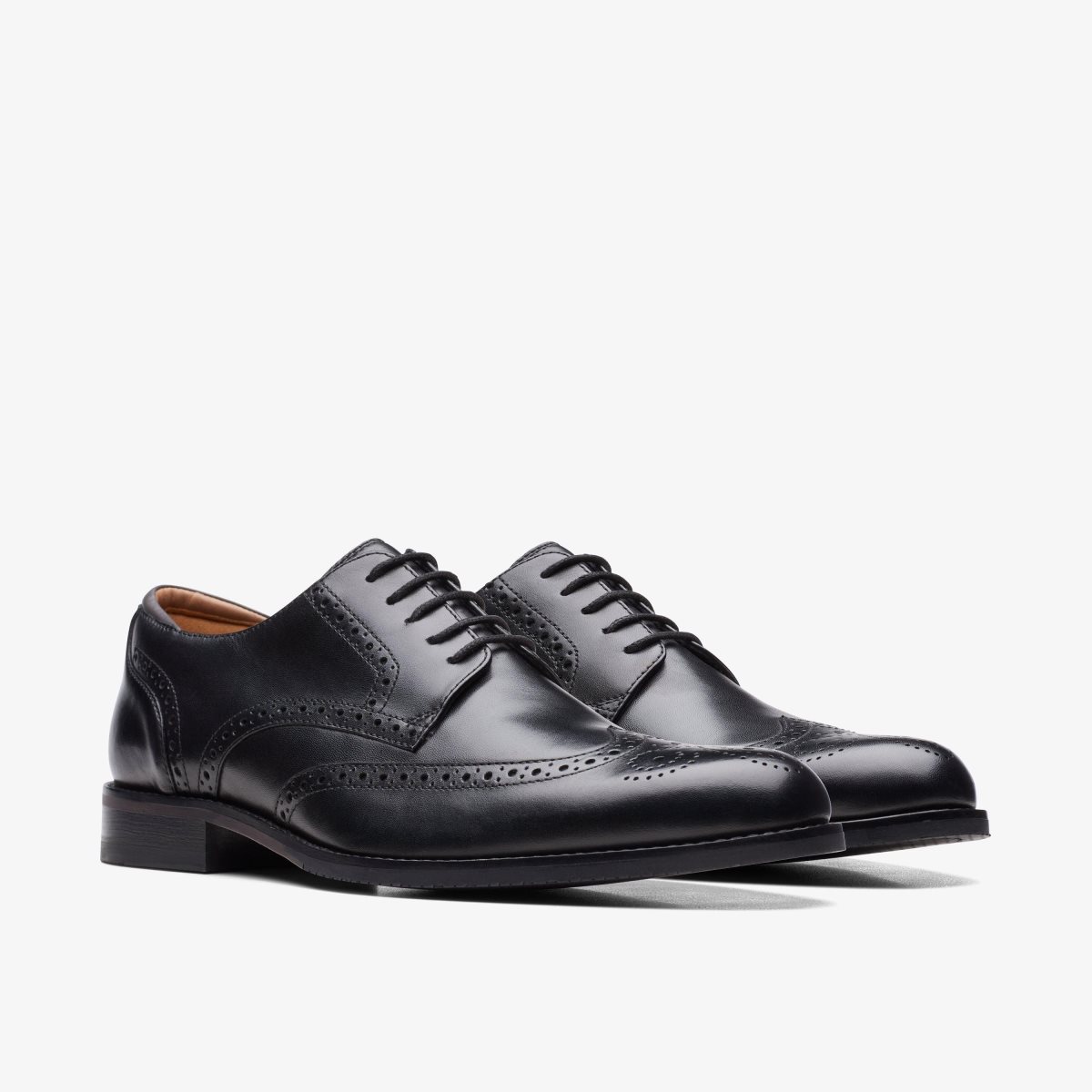 Clarks Craft Arlo Limit Black Leather Black | GY4905328