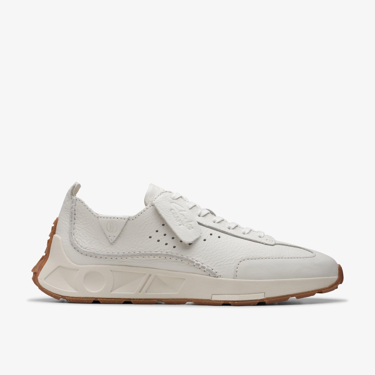 Clarks Craft Speed White Leather White | AF4980371