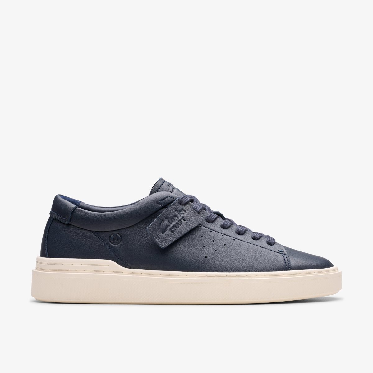 Clarks Craft Swift Navy Leather Navy | EQ4163725