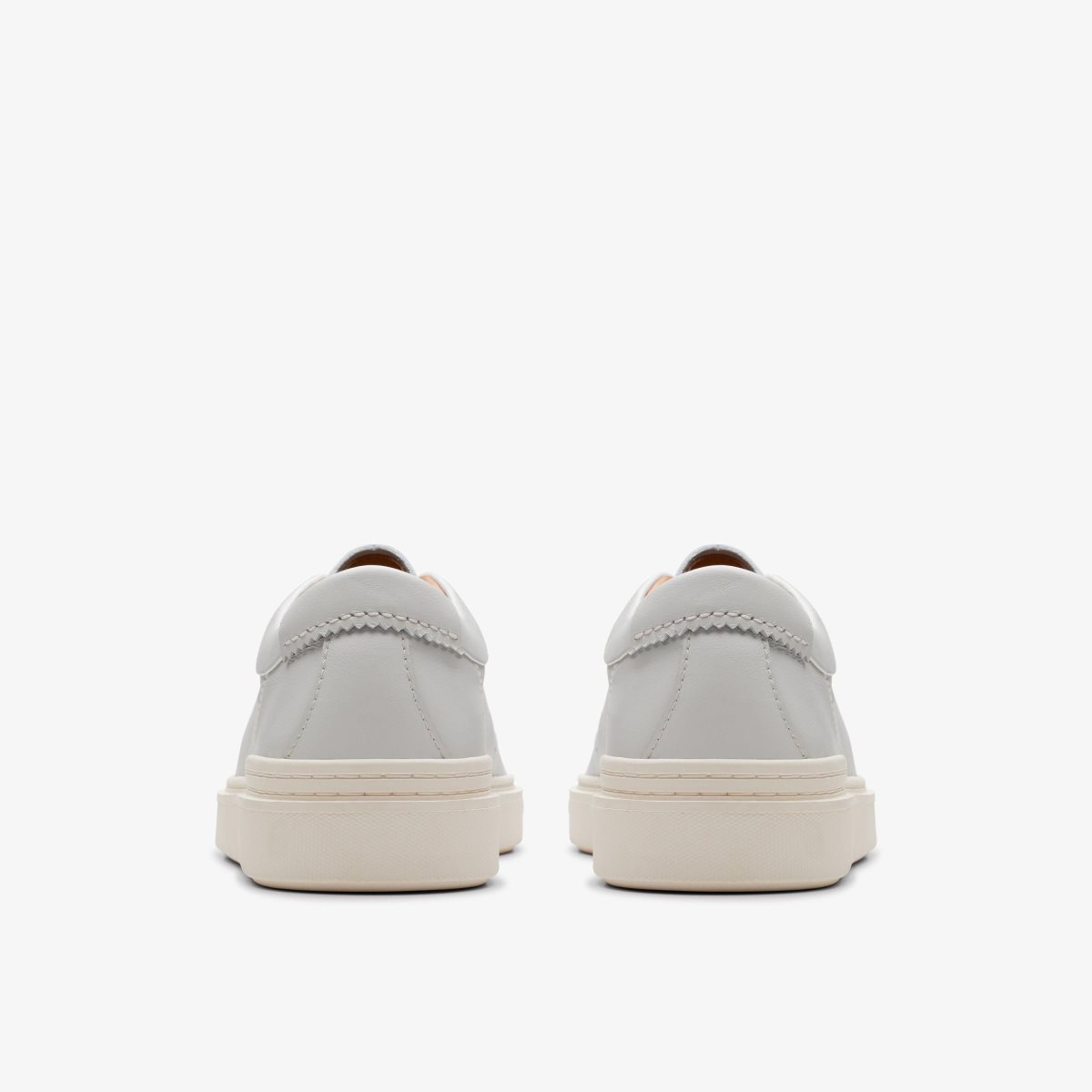 Clarks Craft Swift White Leather White | EB4807162