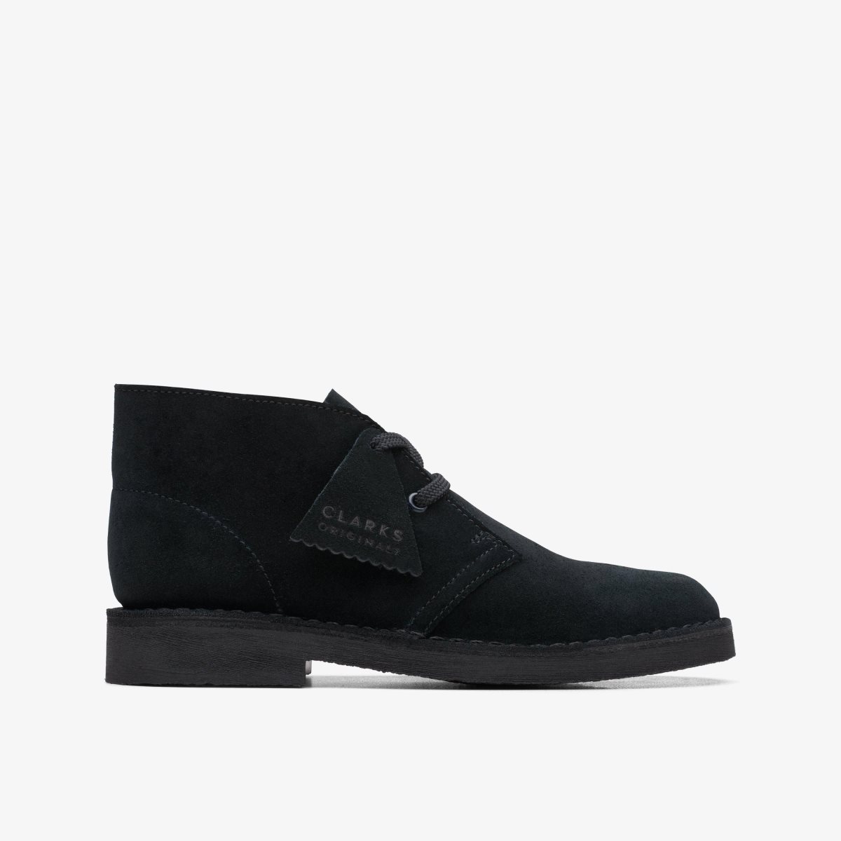 Clarks Desert Boot Older Black Suede Black | XQ9572084