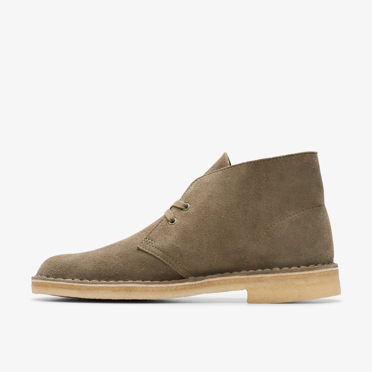 Clarks Desert Boot Pale Khaki Suede Khaki | YT6451730