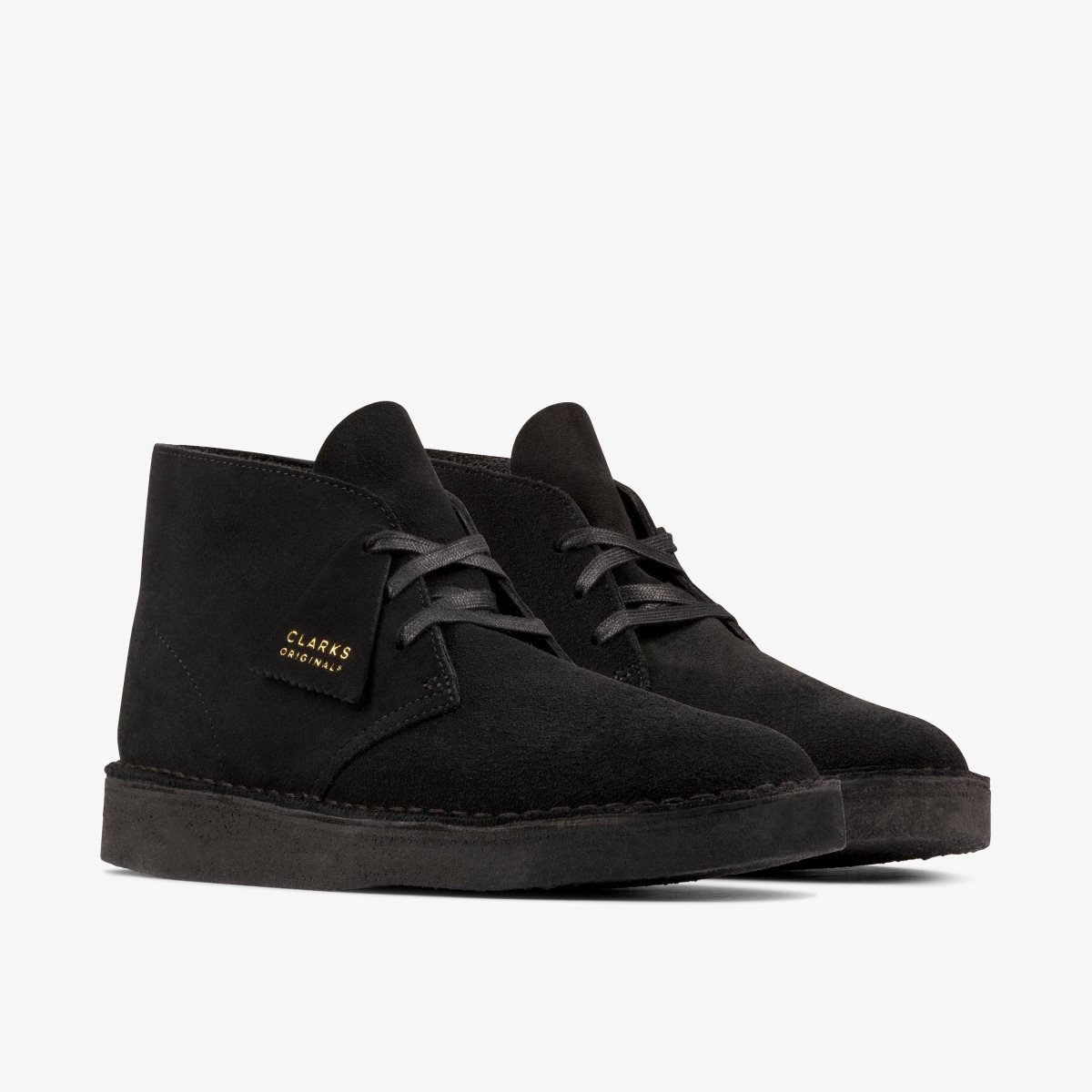 Clarks Desert Coal Black Suede Black | HW8609721