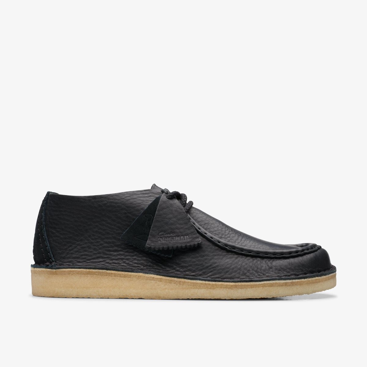 Clarks Desert Nomad Black Leather Black | TX6107392