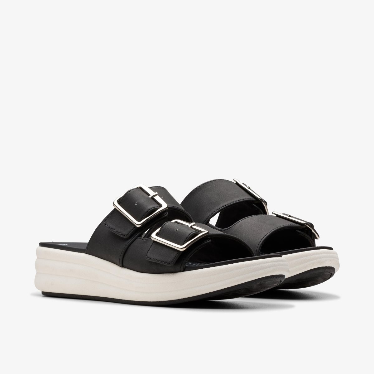 Clarks Drift Buckle Black Black | XG6985371