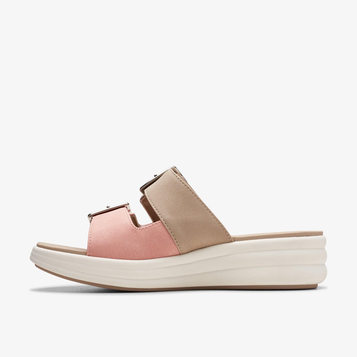 Clarks Drift Buckle Peach Combination Coral | ZW2356417