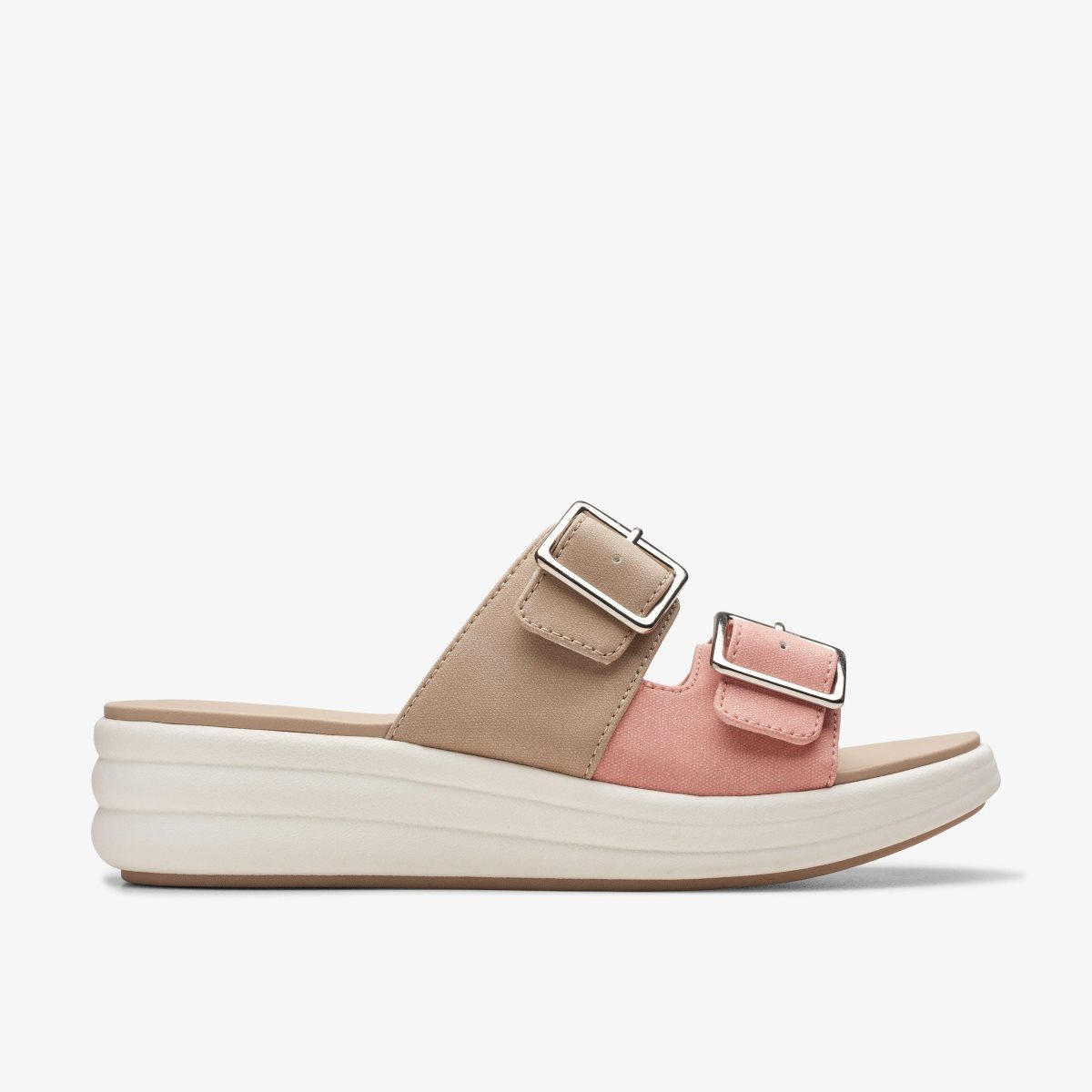 Clarks Drift Buckle Peach Combination Coral | ZW2356417