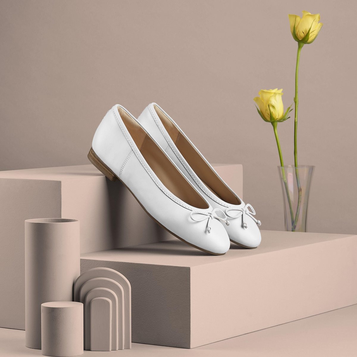 Clarks FAWNA LILY White Leather White | GP6352048