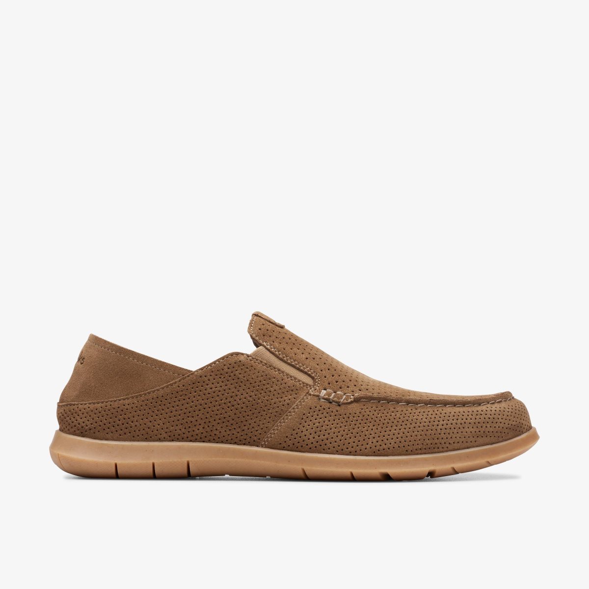 Clarks Flexway Easy Light Tan Suede Light Brown | KP3906125