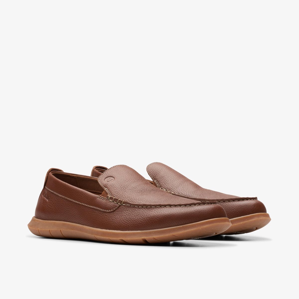 Clarks Flexway Step Light Brown Leather Light Brown | FE3896054