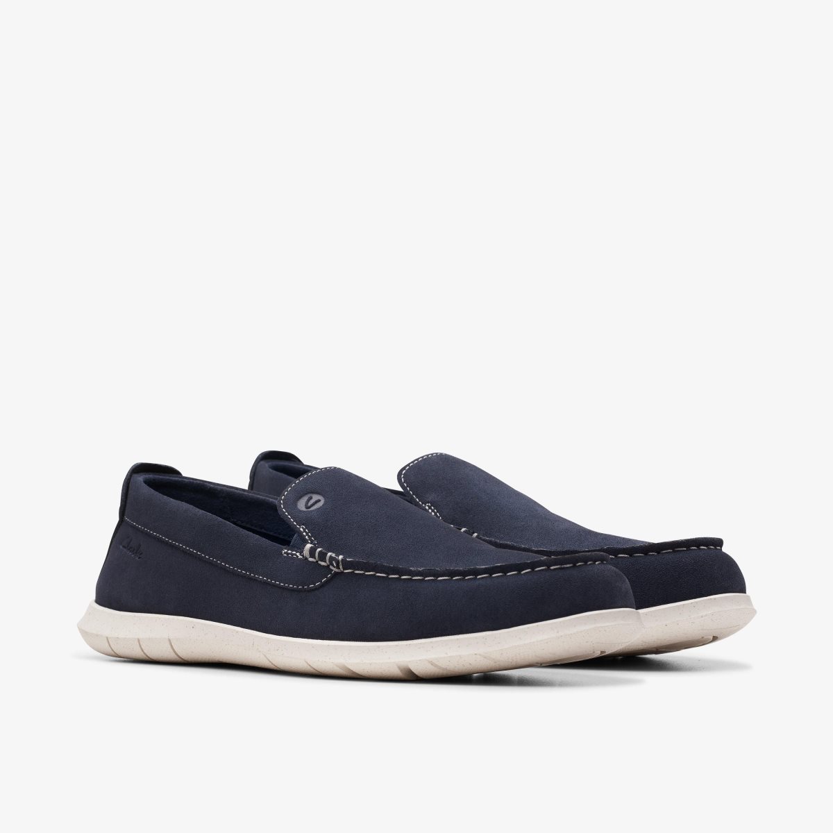 Clarks Flexway Step Navy Suede Navy | KC5120374