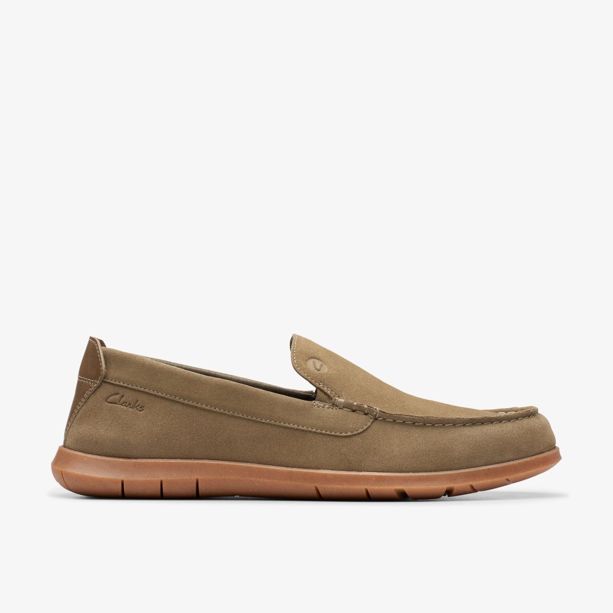 Clarks Flexway Step Olive Suede Olive | EG1962574