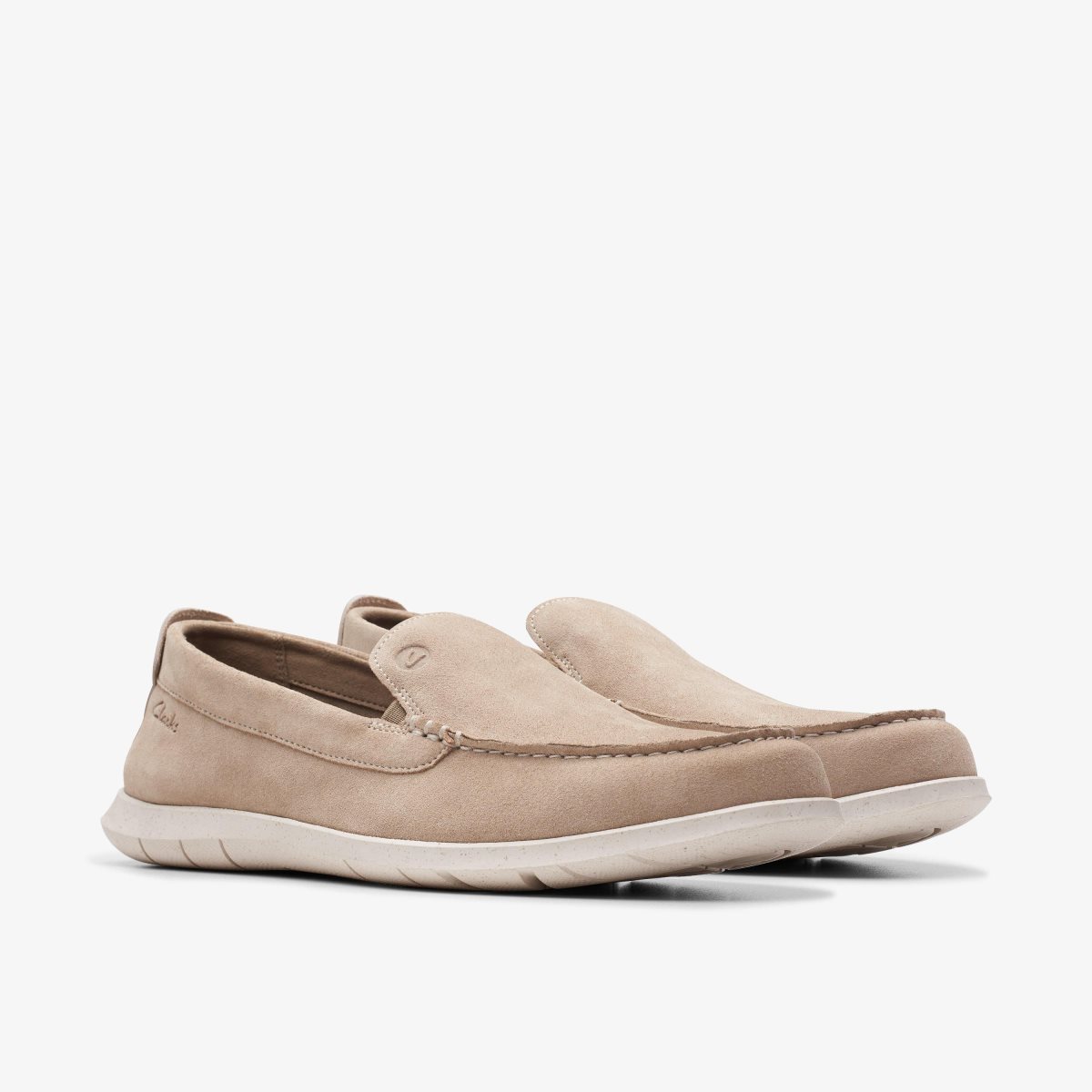 Clarks Flexway Step Sand Suede Brown | HQ5068374