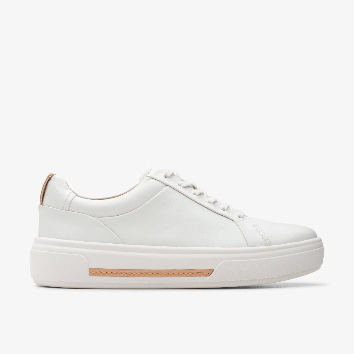 Clarks Hollyhock Walk Off White Leather White | HD0596317